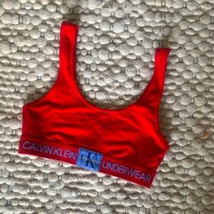 calvin klein sports bra